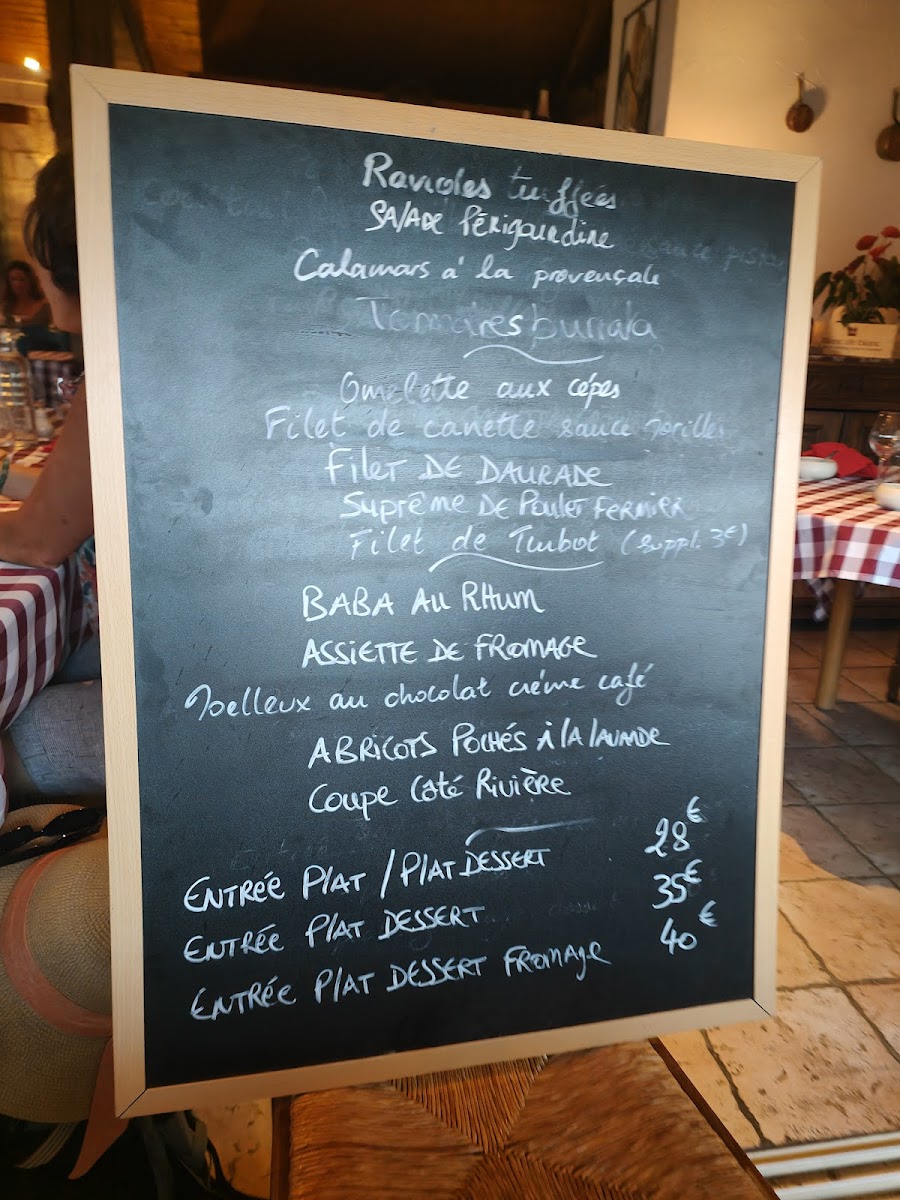 Restaurant Côté Rivière Photo Menu 7