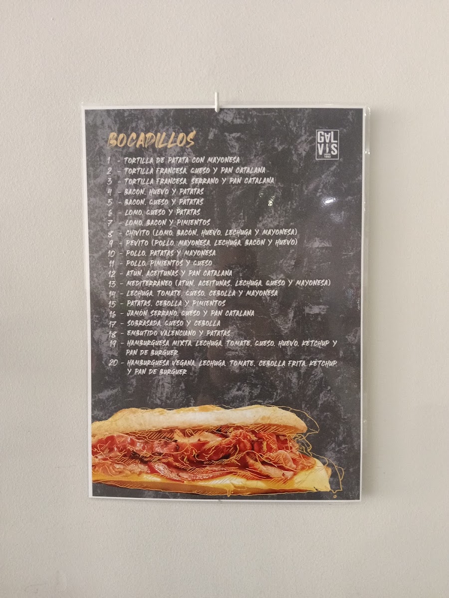 Cafetería Belles Arts Photo Menu 1