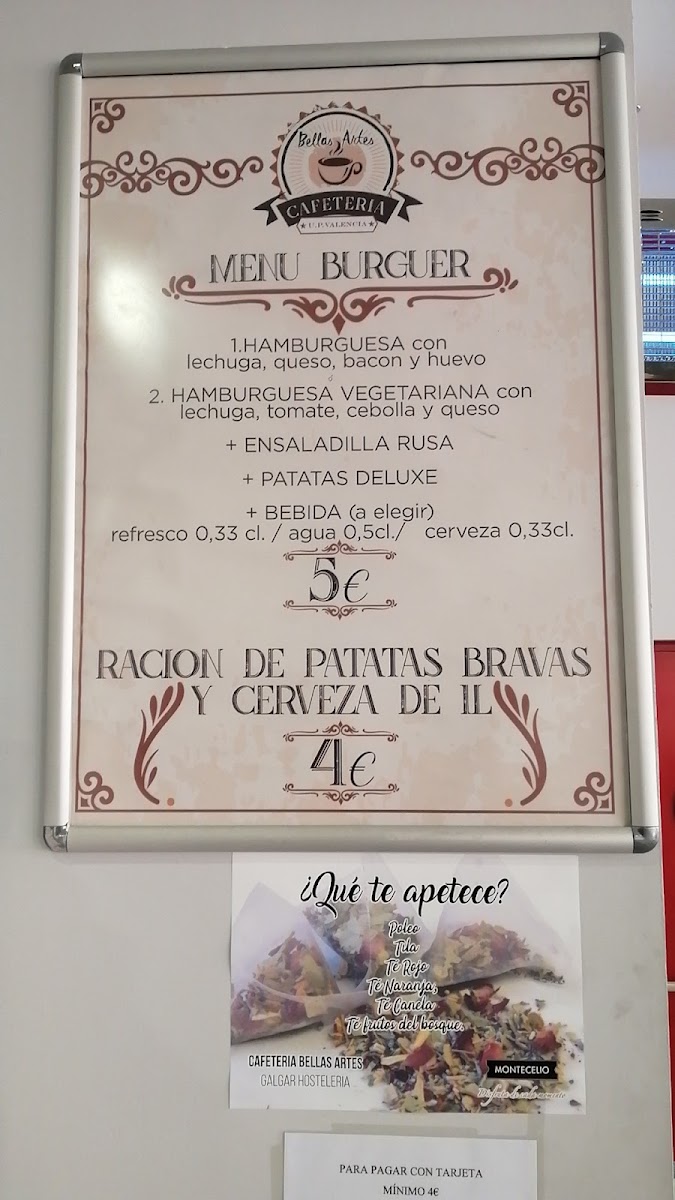 Cafetería Belles Arts Photo Menu 3
