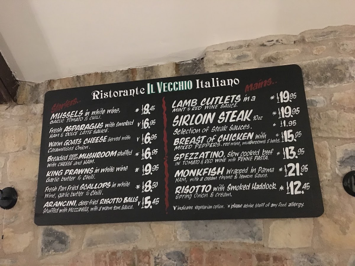 IL Vecchio Ristorante Photo Menu 1