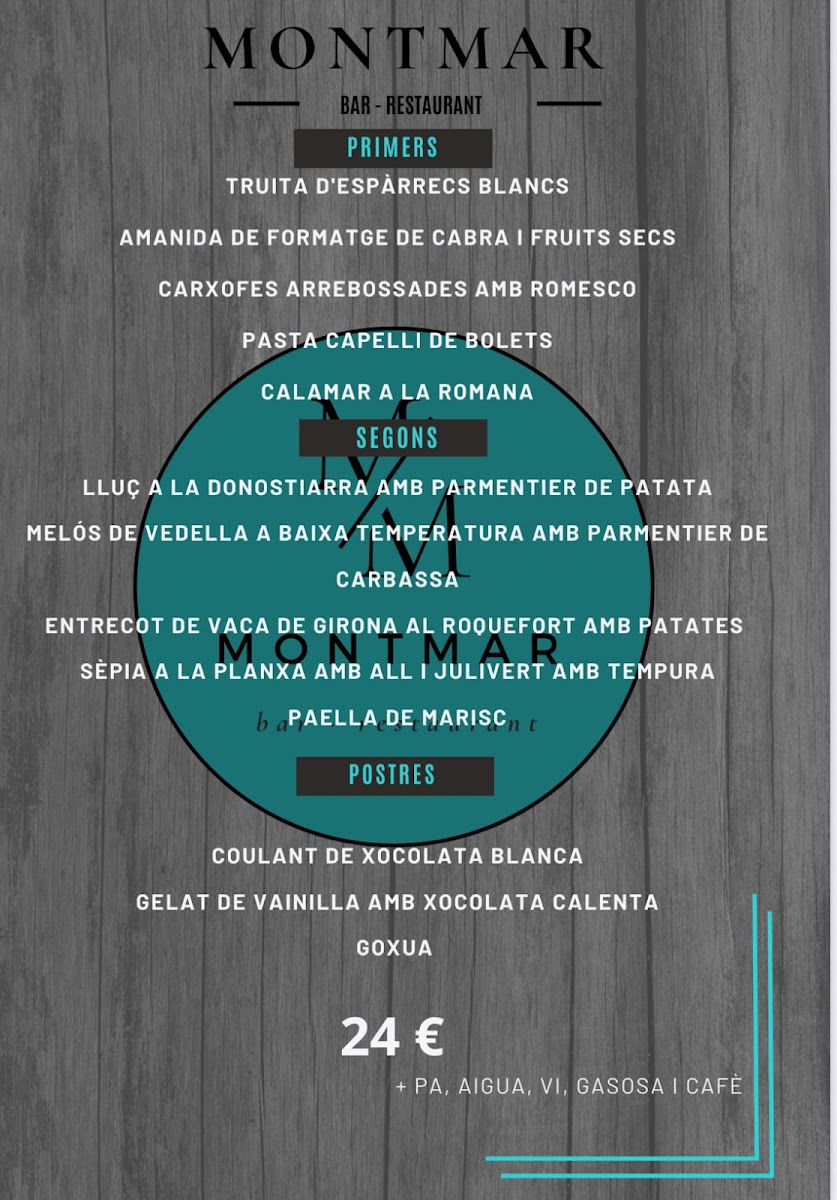 MONTMAR Bar-Restaurant Photo Menu 1