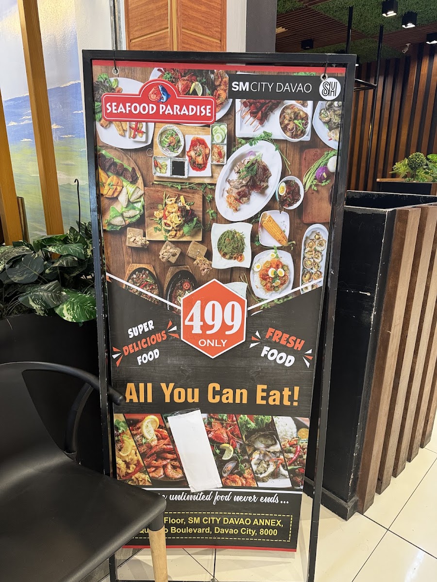 Seafood Paradise SM Ecoland Photo Menu 1