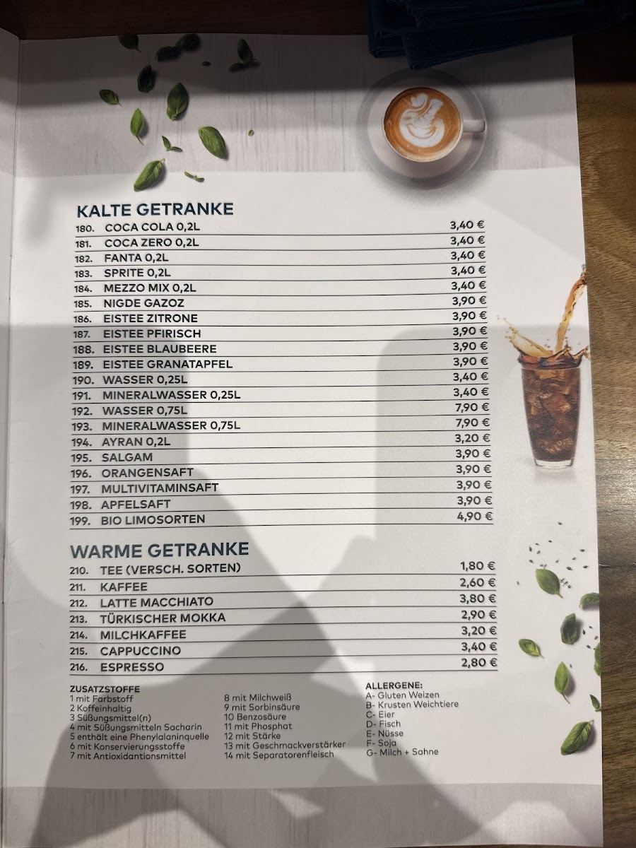 Zoom‘s Yaprak – The Zoom Restaurant Photo Menu 6