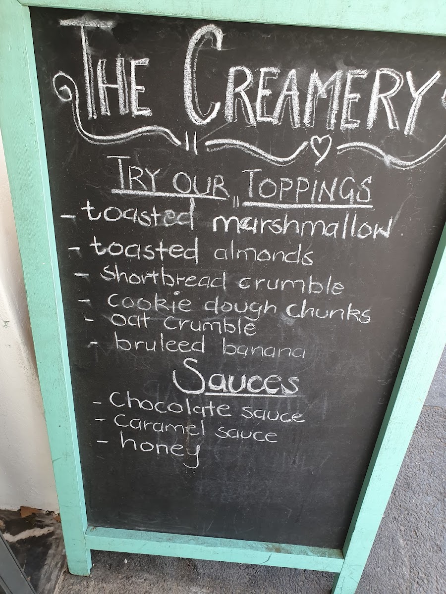 The Creamery Café Newlands Photo Menu 4