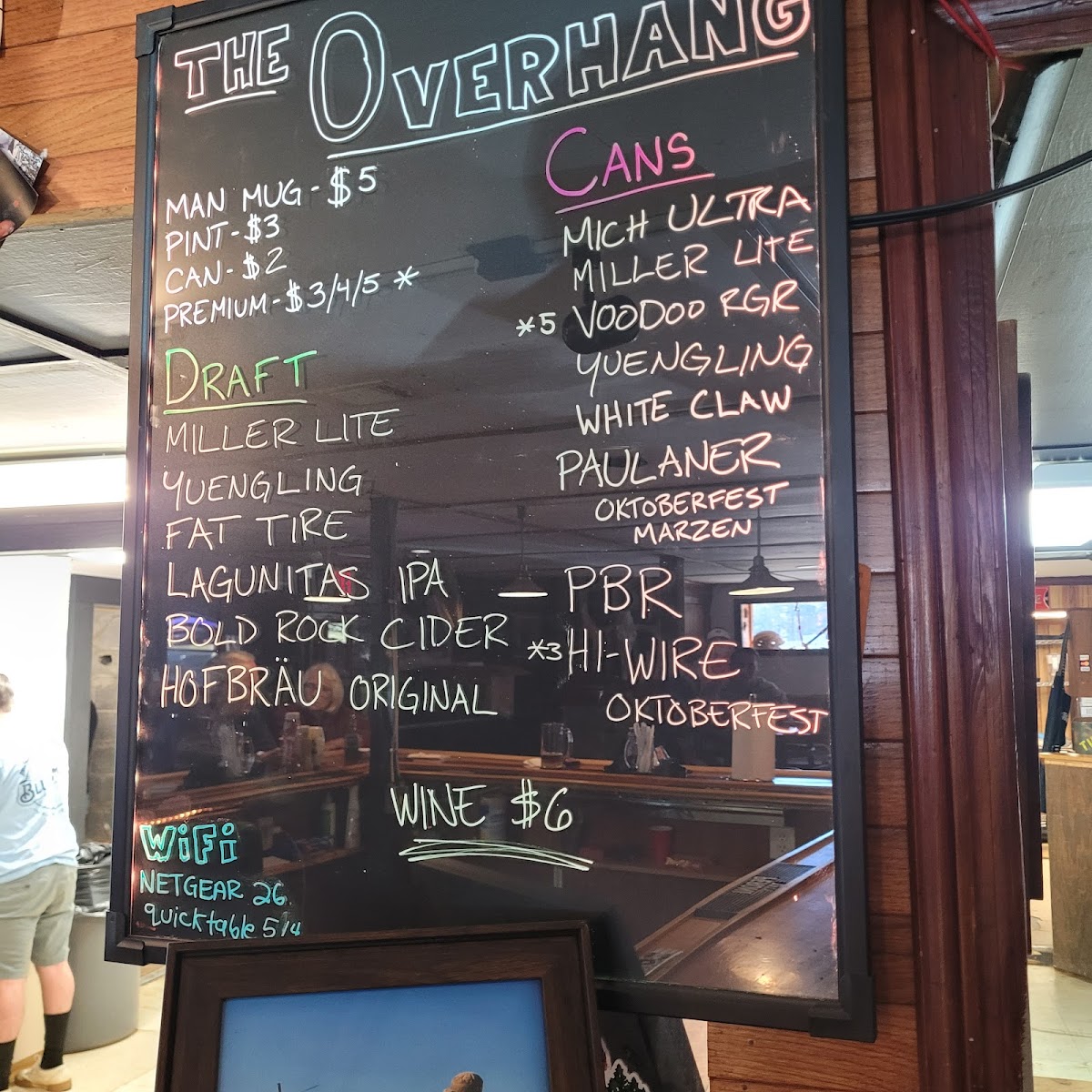 The OverHang Photo Menu 2
