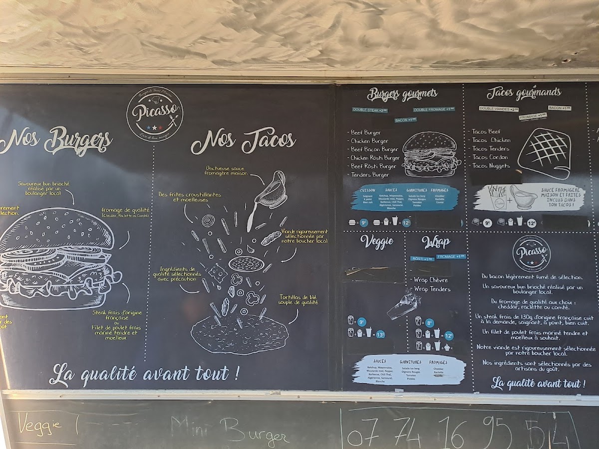 Picasso Burger & Tacos Maison Photo Menu 5