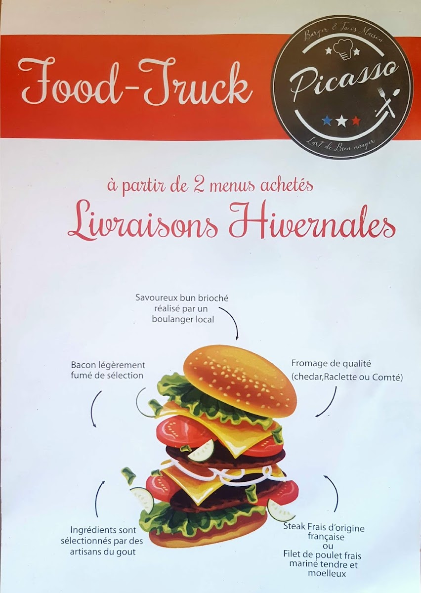Picasso Burger & Tacos Maison Photo Menu 8