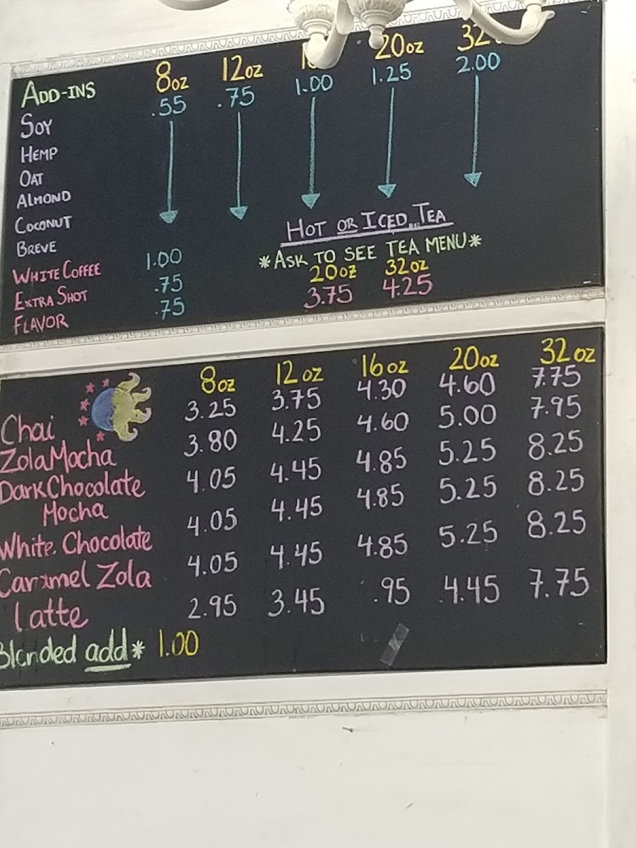 Zola's Cafe Photo Menu 7