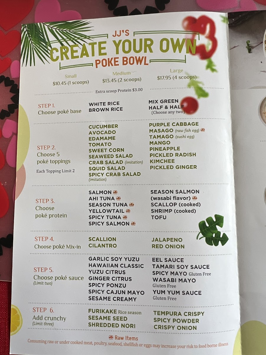 JJ'S POKE BOWL Photo Menu 4