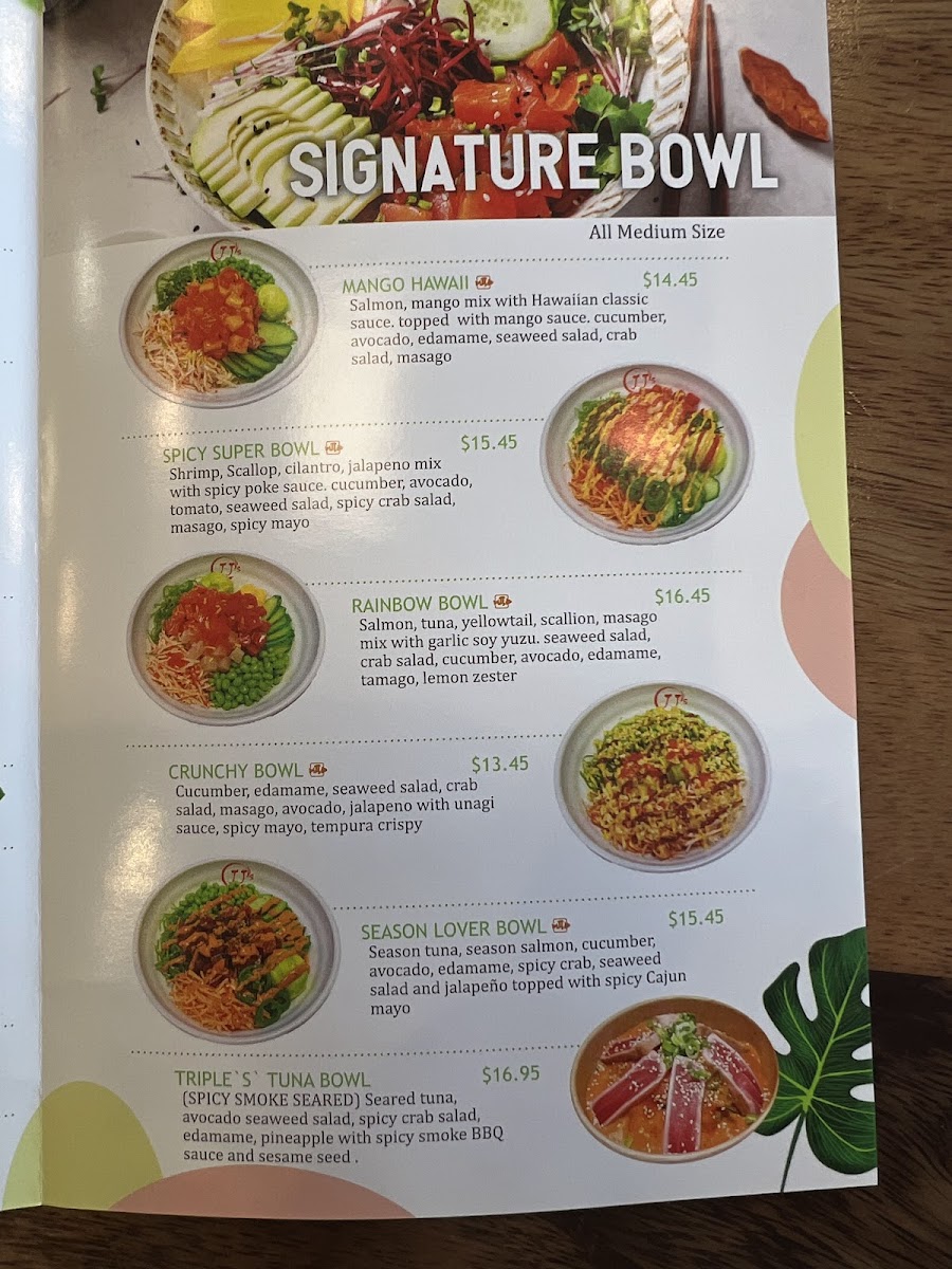 JJ'S POKE BOWL Photo Menu 7