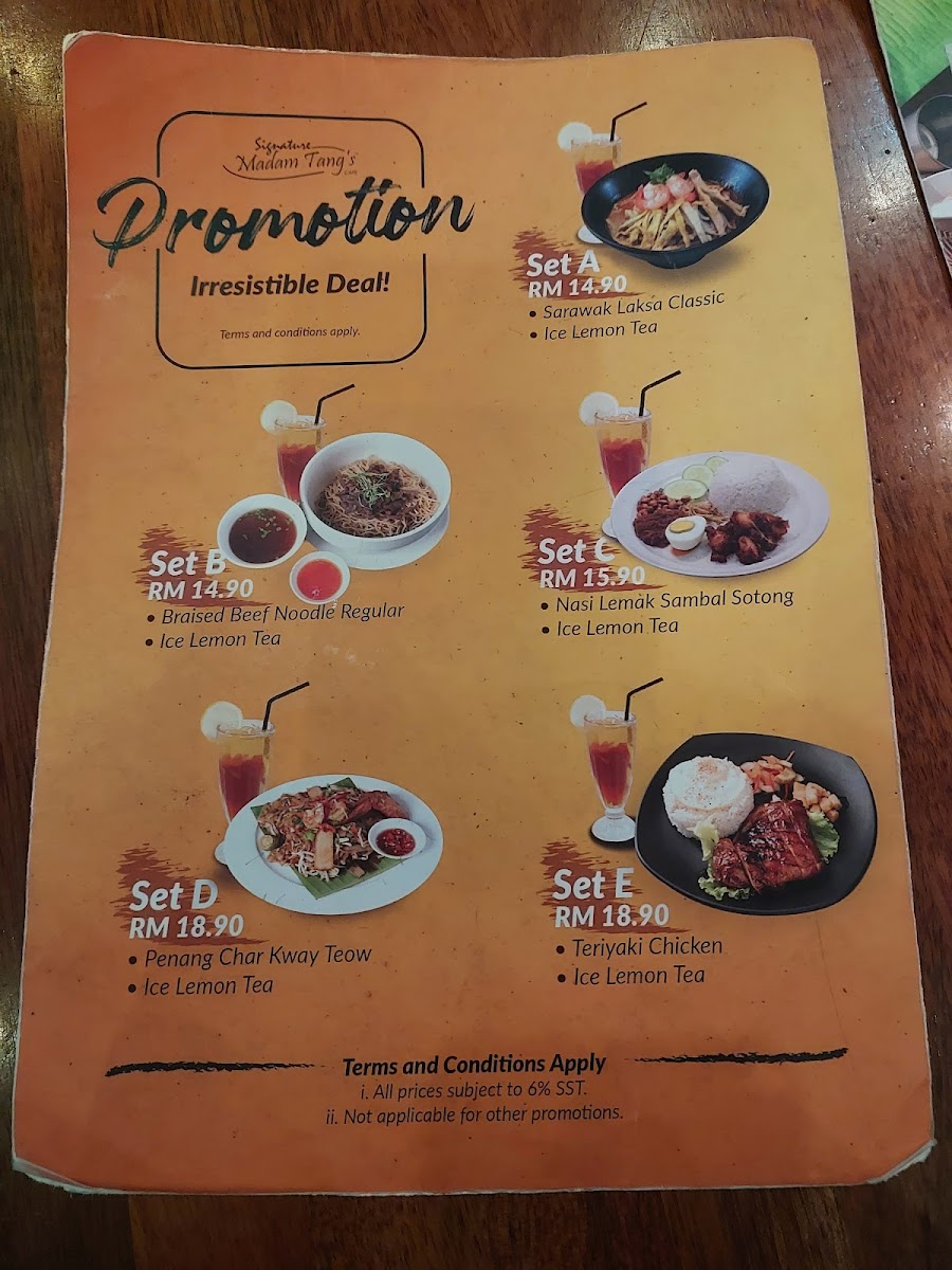 Signature Madam Tang’s Cafe @Vivacity (Level 3) Photo Menu 8