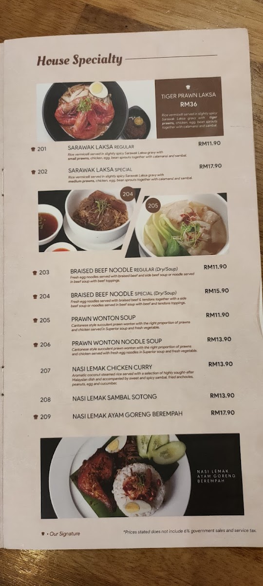 Signature Madam Tang’s Cafe @Vivacity (Level 3) Photo Menu 9