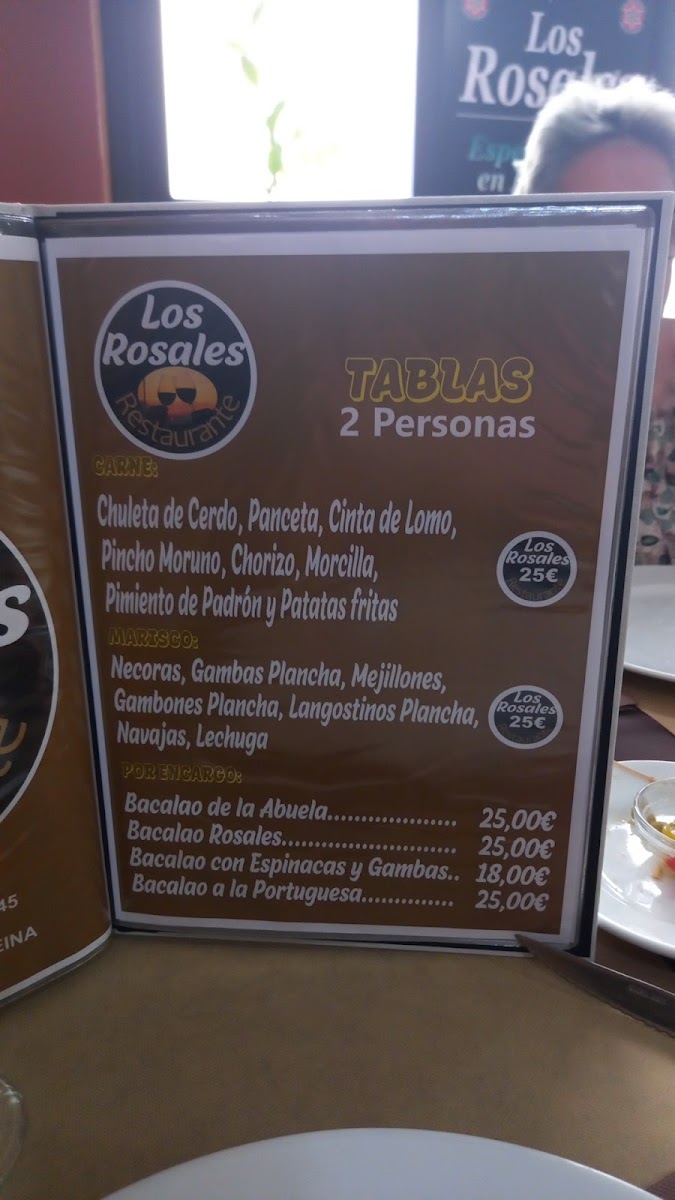 Restaurante los Rosales Photo Menu 3