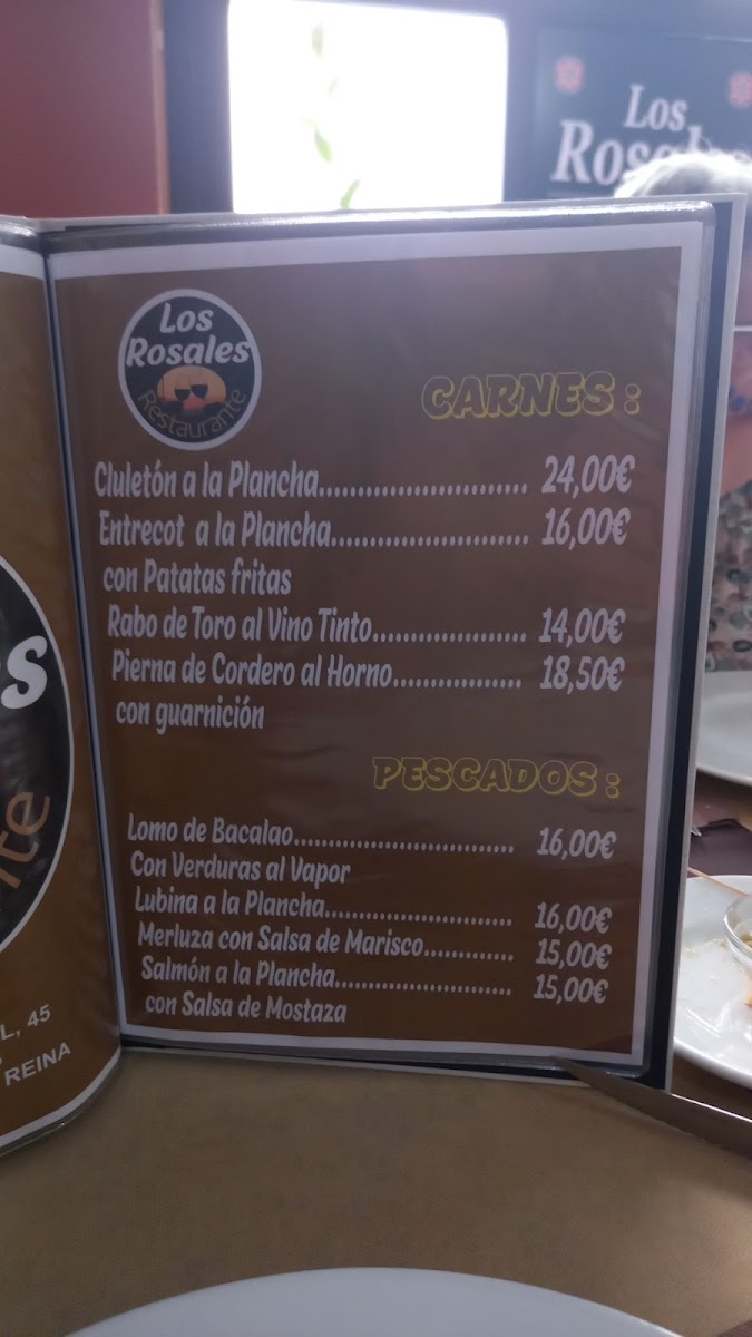 Restaurante los Rosales Photo Menu 4