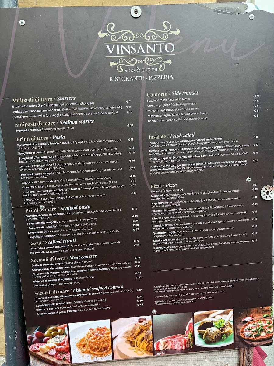 Vinsanto Vino & Cucina Photo Menu 3