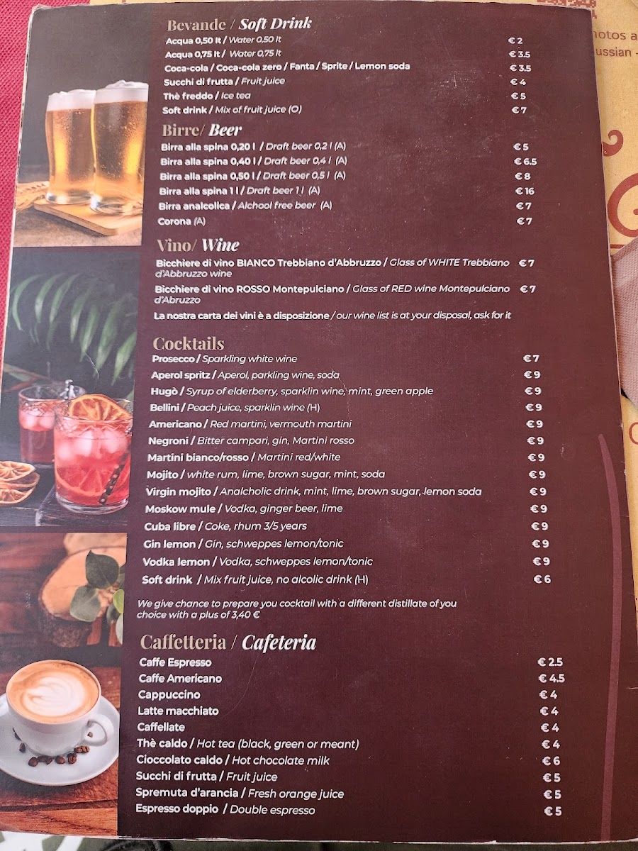 Vinsanto Vino & Cucina Photo Menu 7