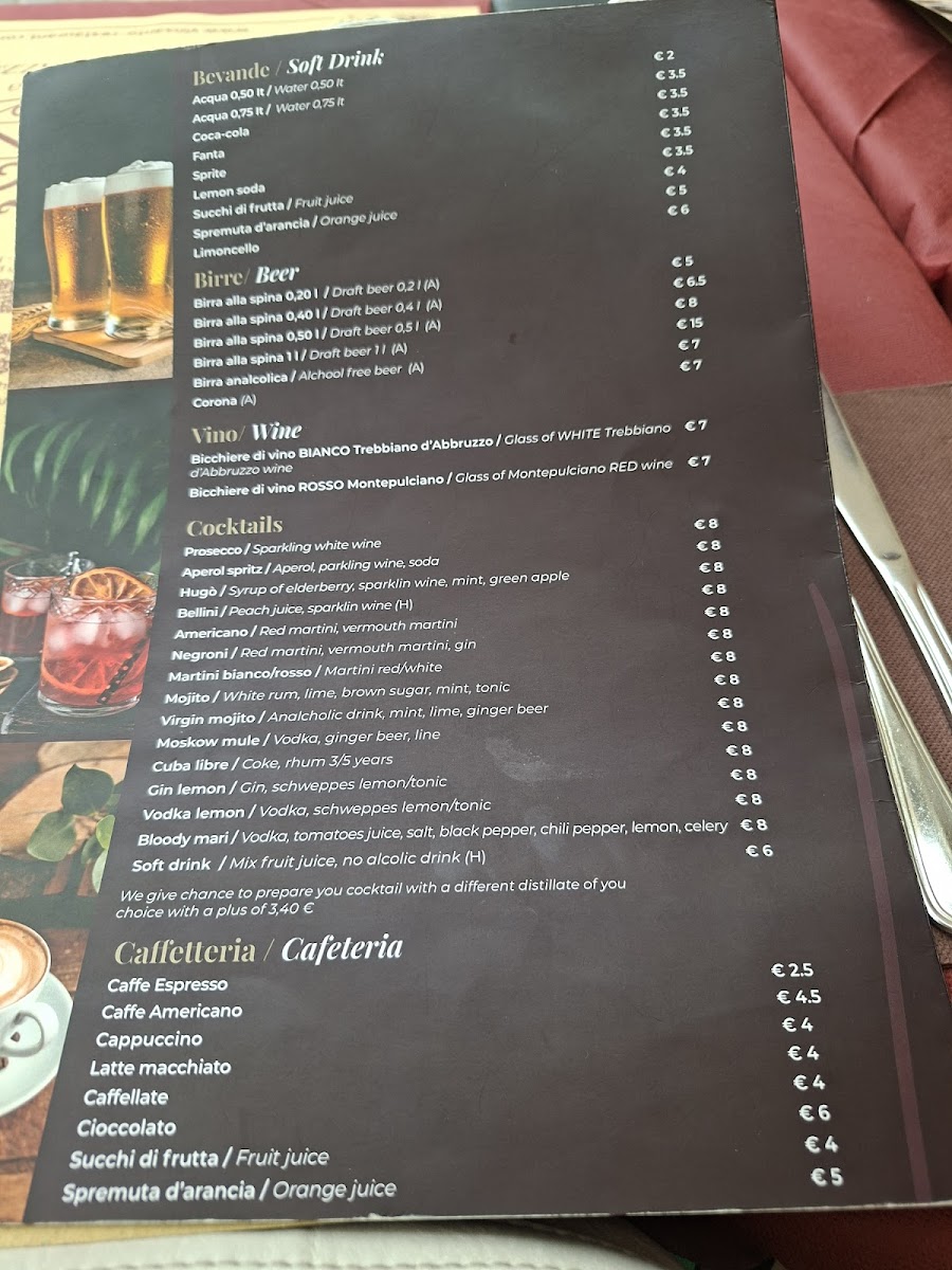 Vinsanto Vino & Cucina Photo Menu 8