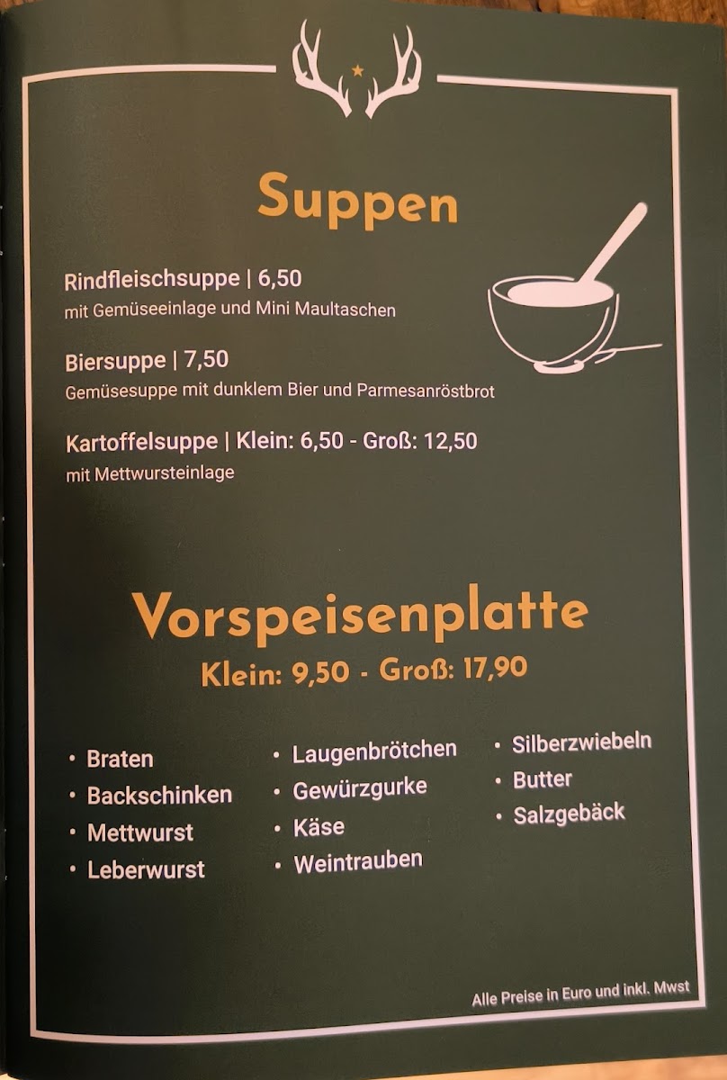 Wirtshaus Hubertus Photo Menu 2