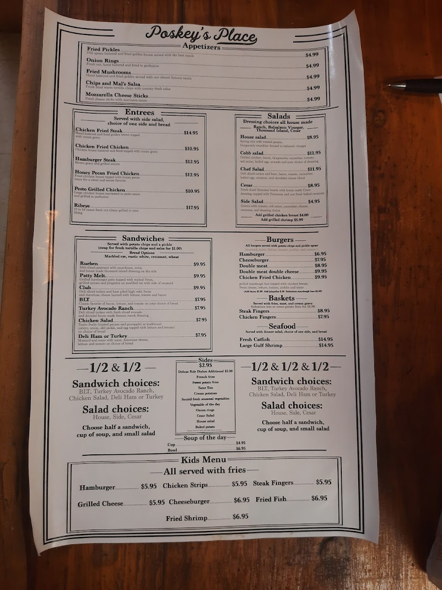 DeeLeon’s Fine Dining Photo Menu 2