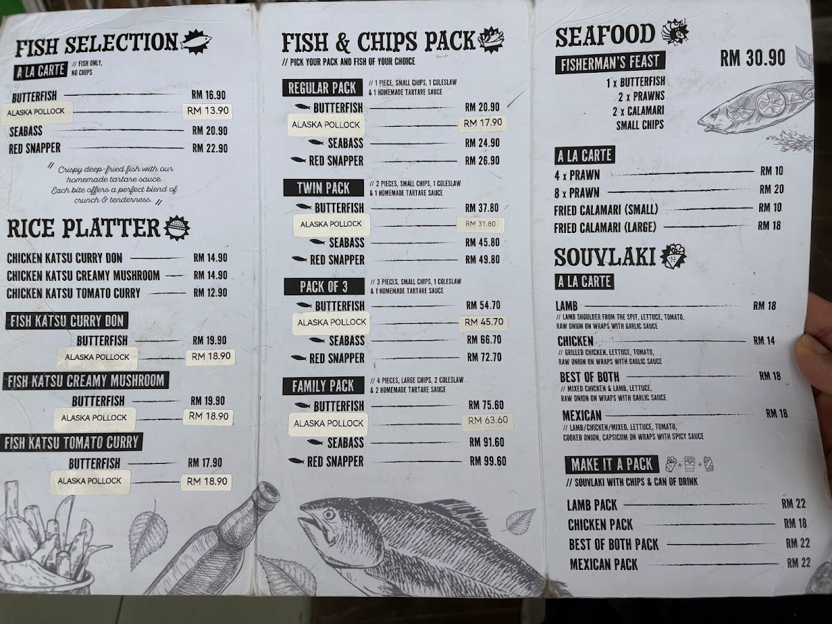 Kingfisher Fish & chips Photo Menu 3
