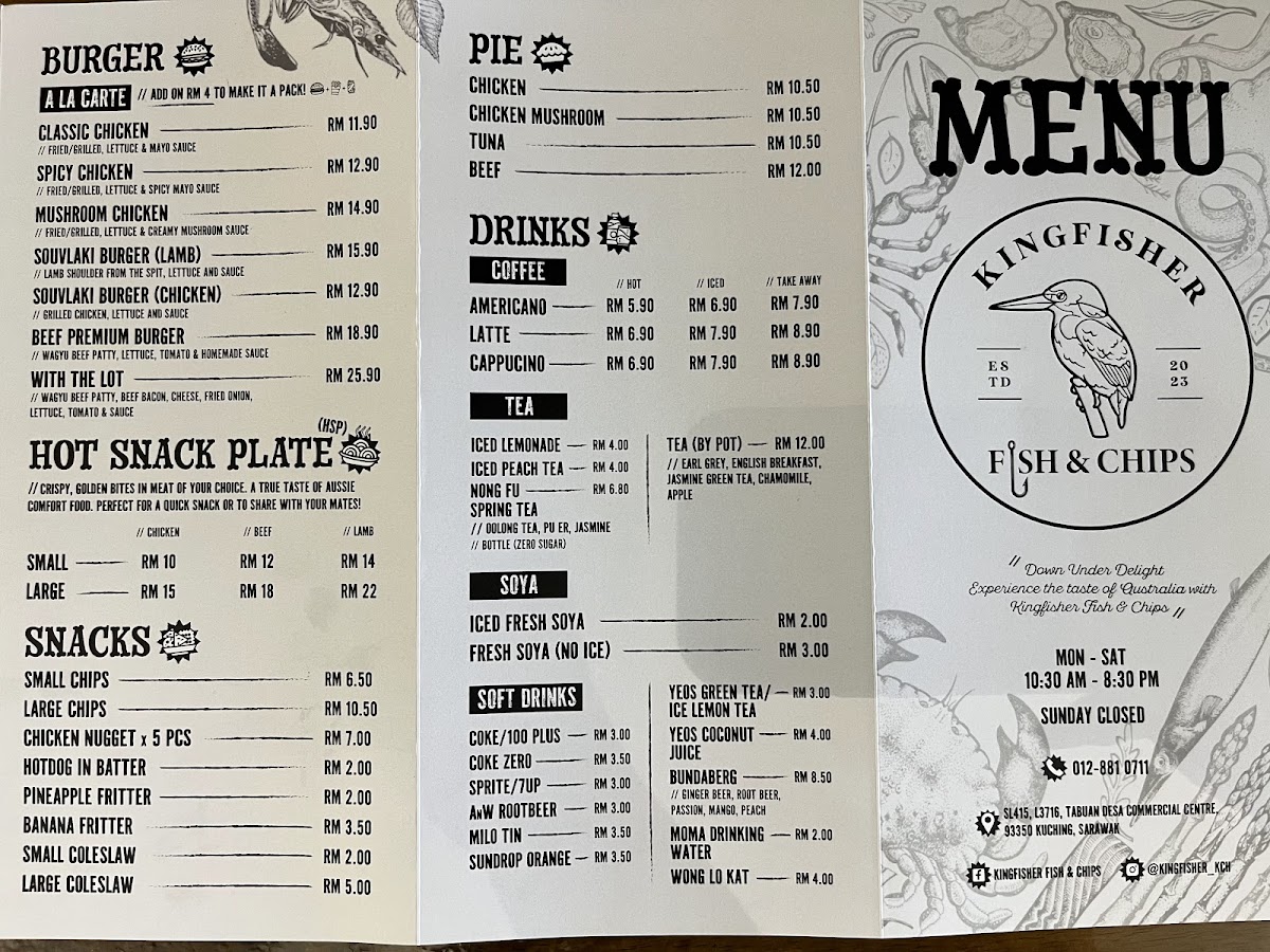 Kingfisher Fish & chips Photo Menu 4