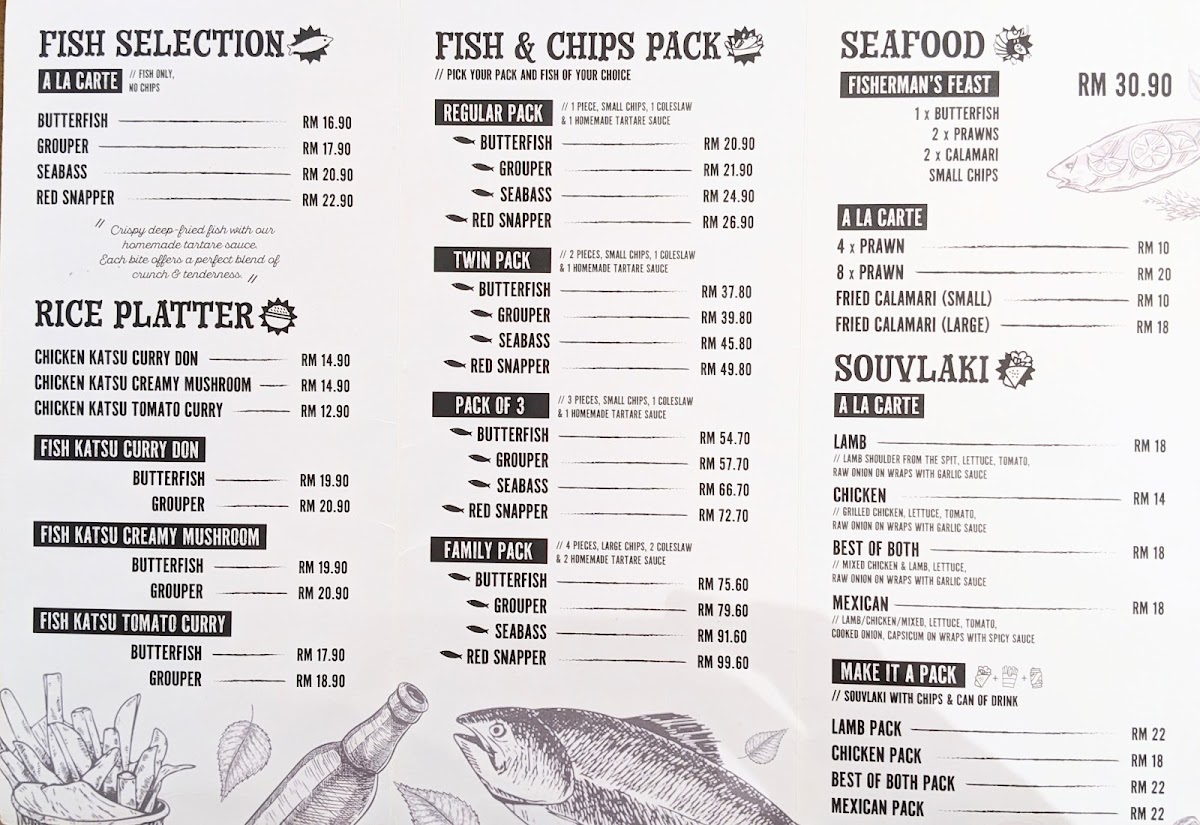 Kingfisher Fish & chips Photo Menu 5