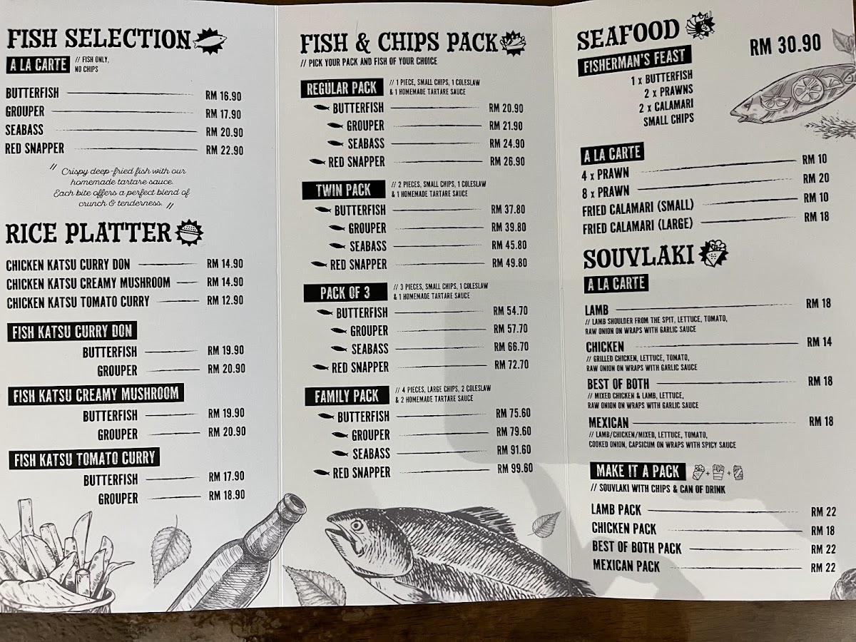 Kingfisher Fish & chips Photo Menu 7