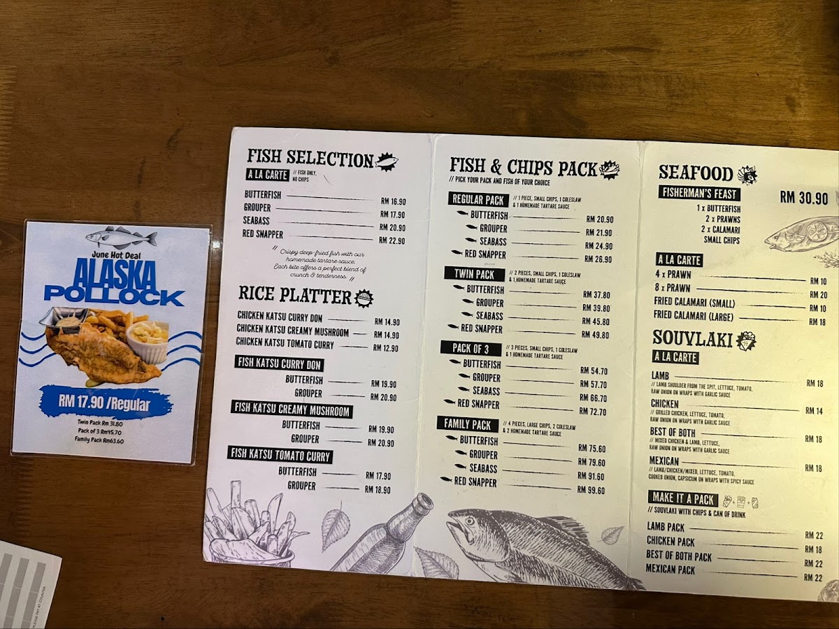 Kingfisher Fish & chips Photo Menu 8