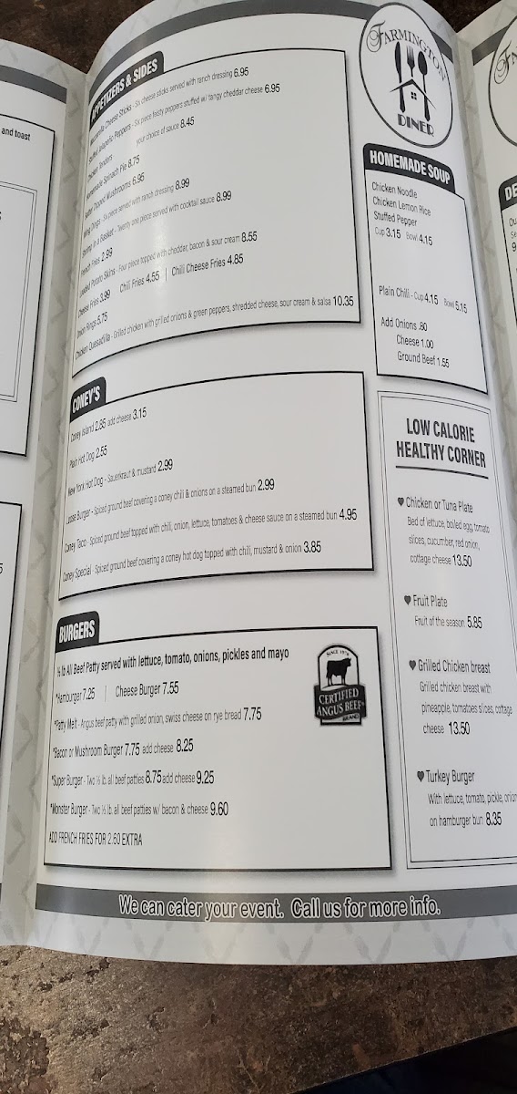 Farmington Diner Photo Menu 7