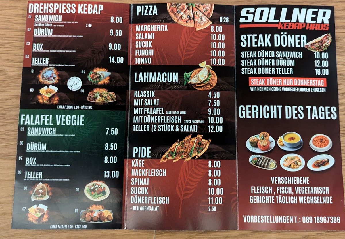 Sollner Kebap Haus Photo Menu 1