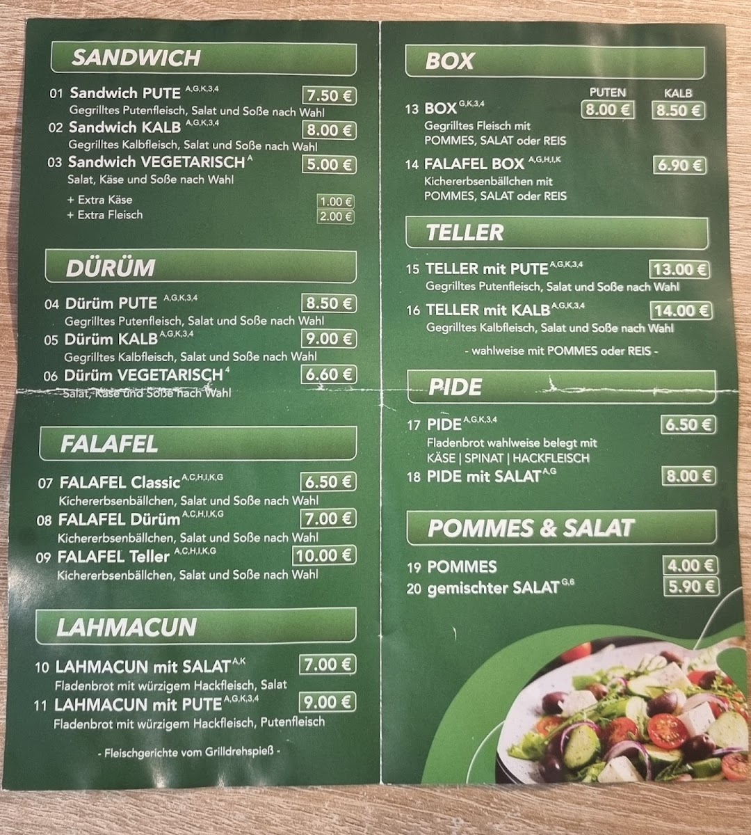 Sollner Kebap Haus Photo Menu 2