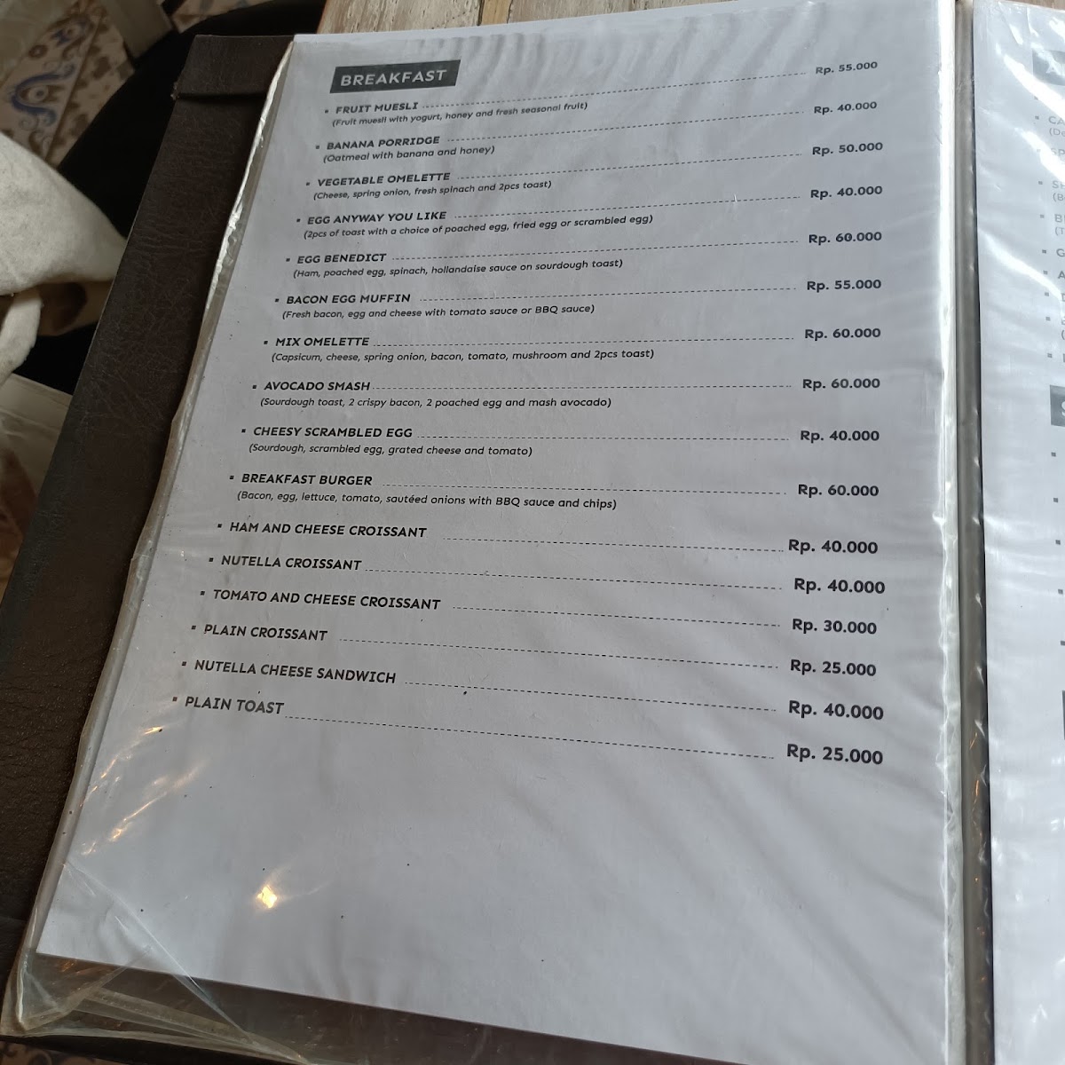 Koko Bar and Restaurant Photo Menu 8