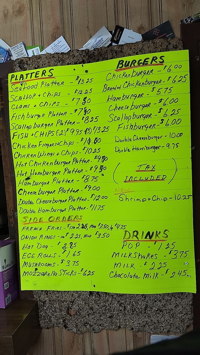 Ceilidh Drive In Photo Menu 4