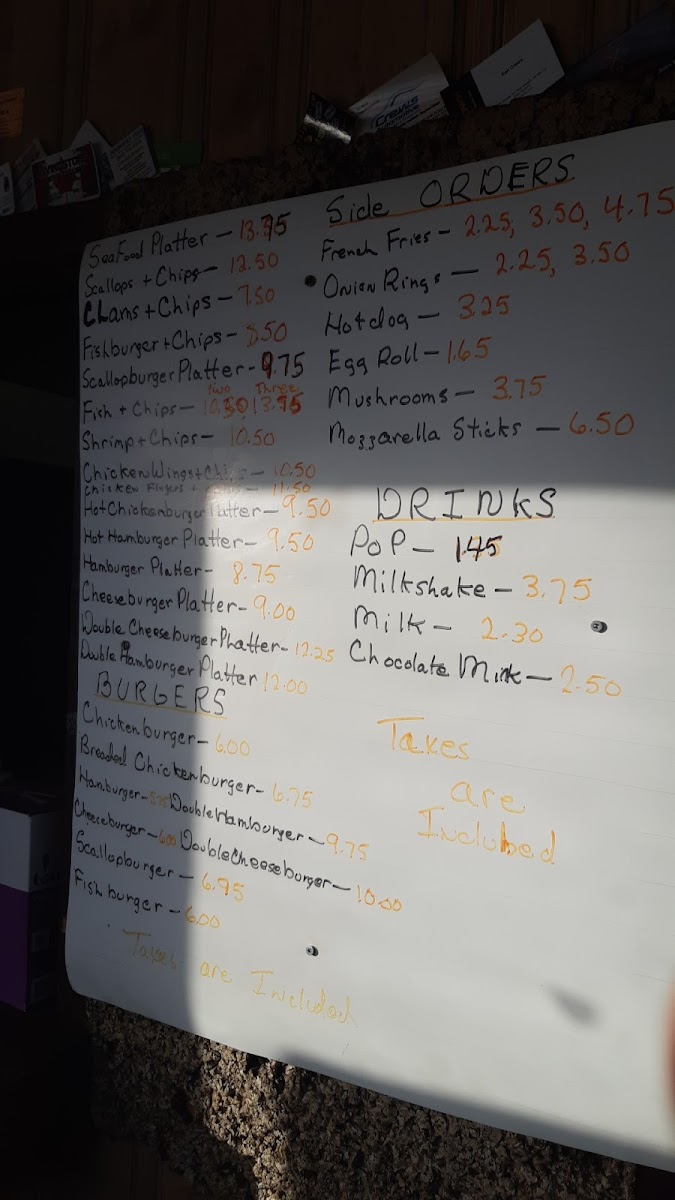 Ceilidh Drive In Photo Menu 6