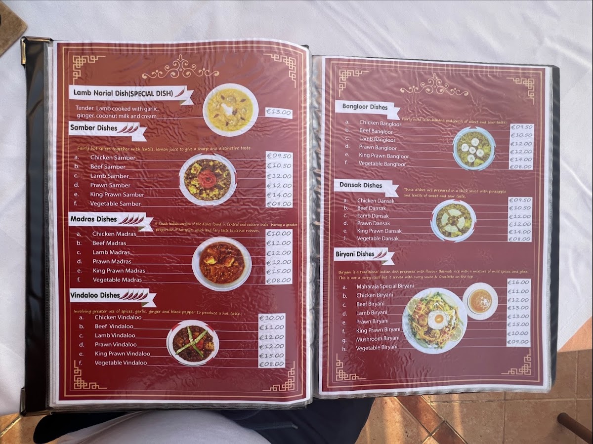 Maharaja Photo Menu 7