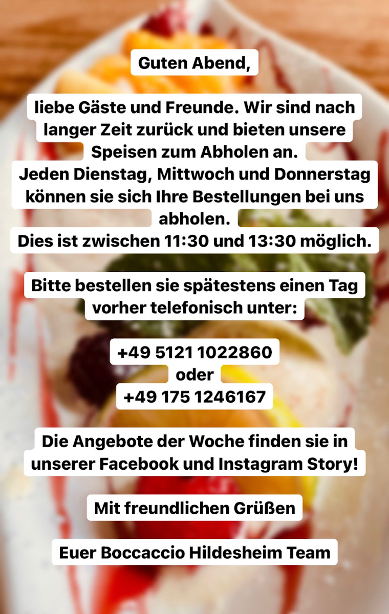 Boccaccio Hildesheim Photo Menu 5