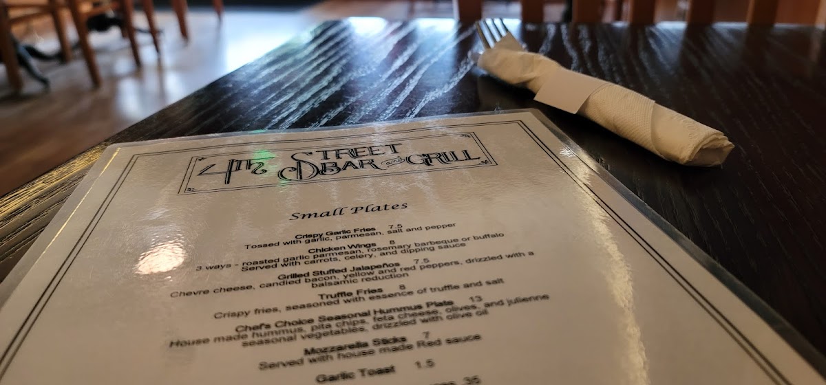 4th Street Bar and Grill Photo Menu 7