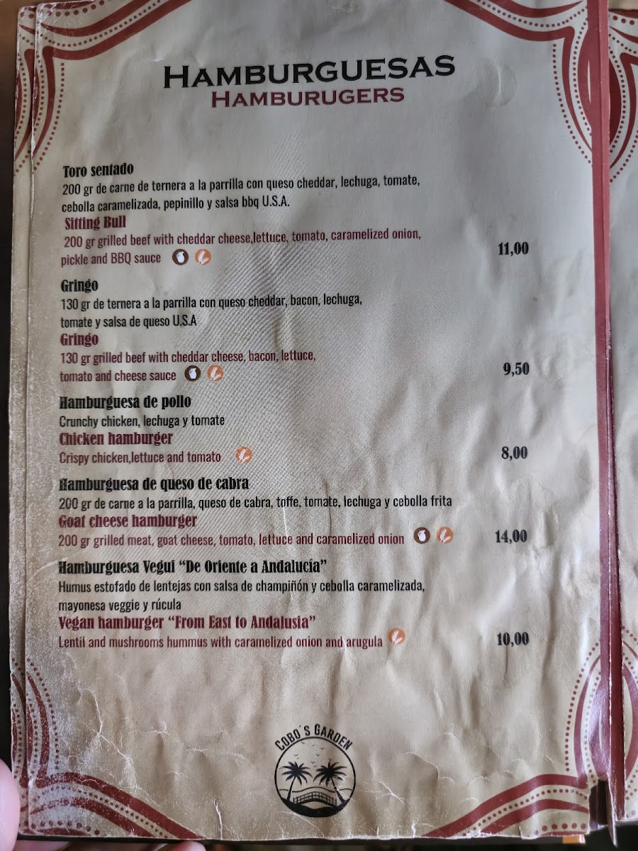 La Mar de Cobo Photo Menu 1