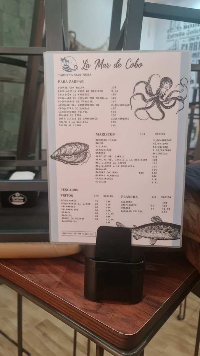 La Mar de Cobo Photo Menu 10