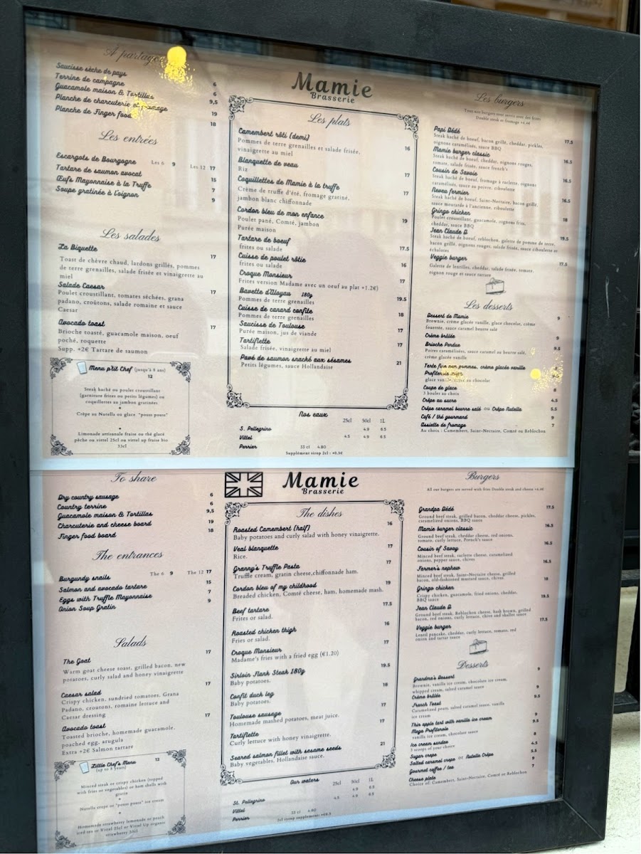 Mamie Photo Menu 1