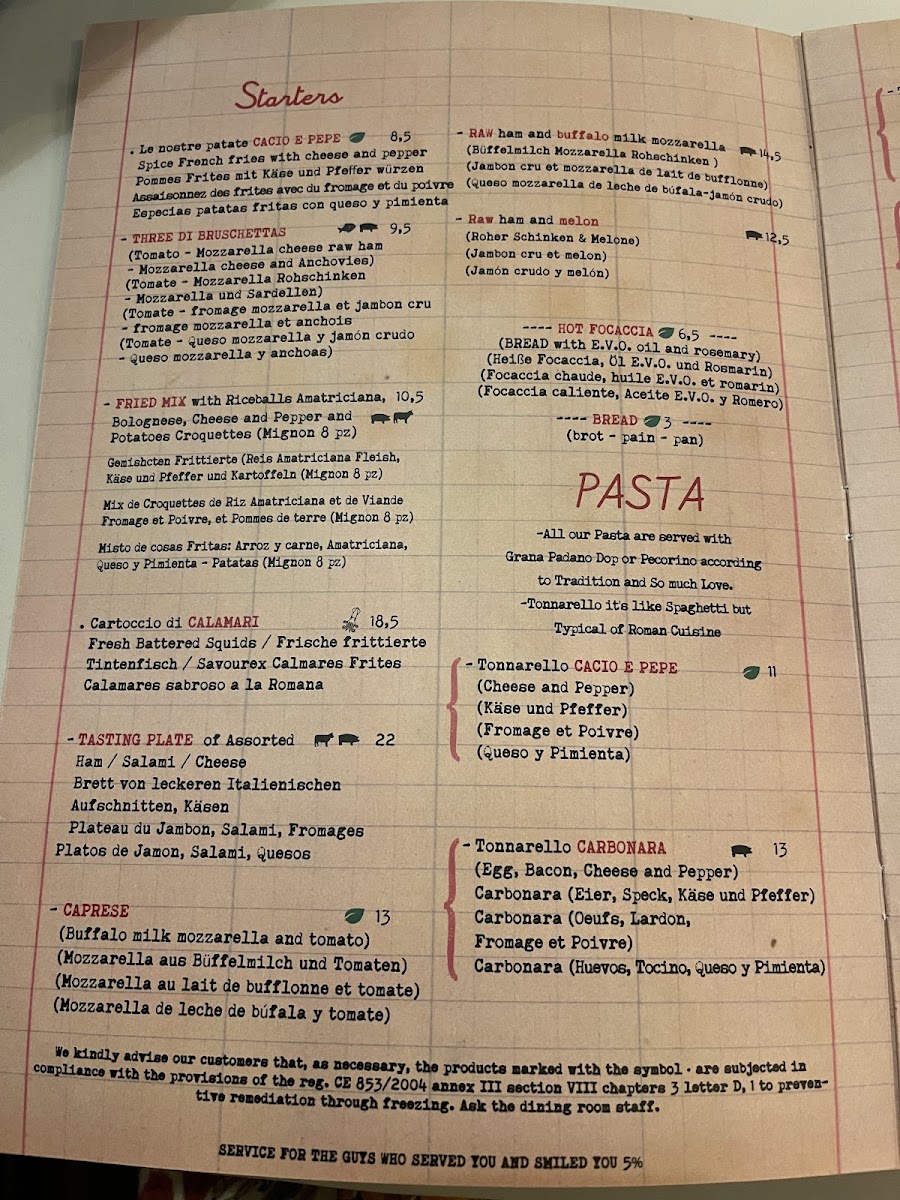 Tonnarello San Pietro Photo Menu 10