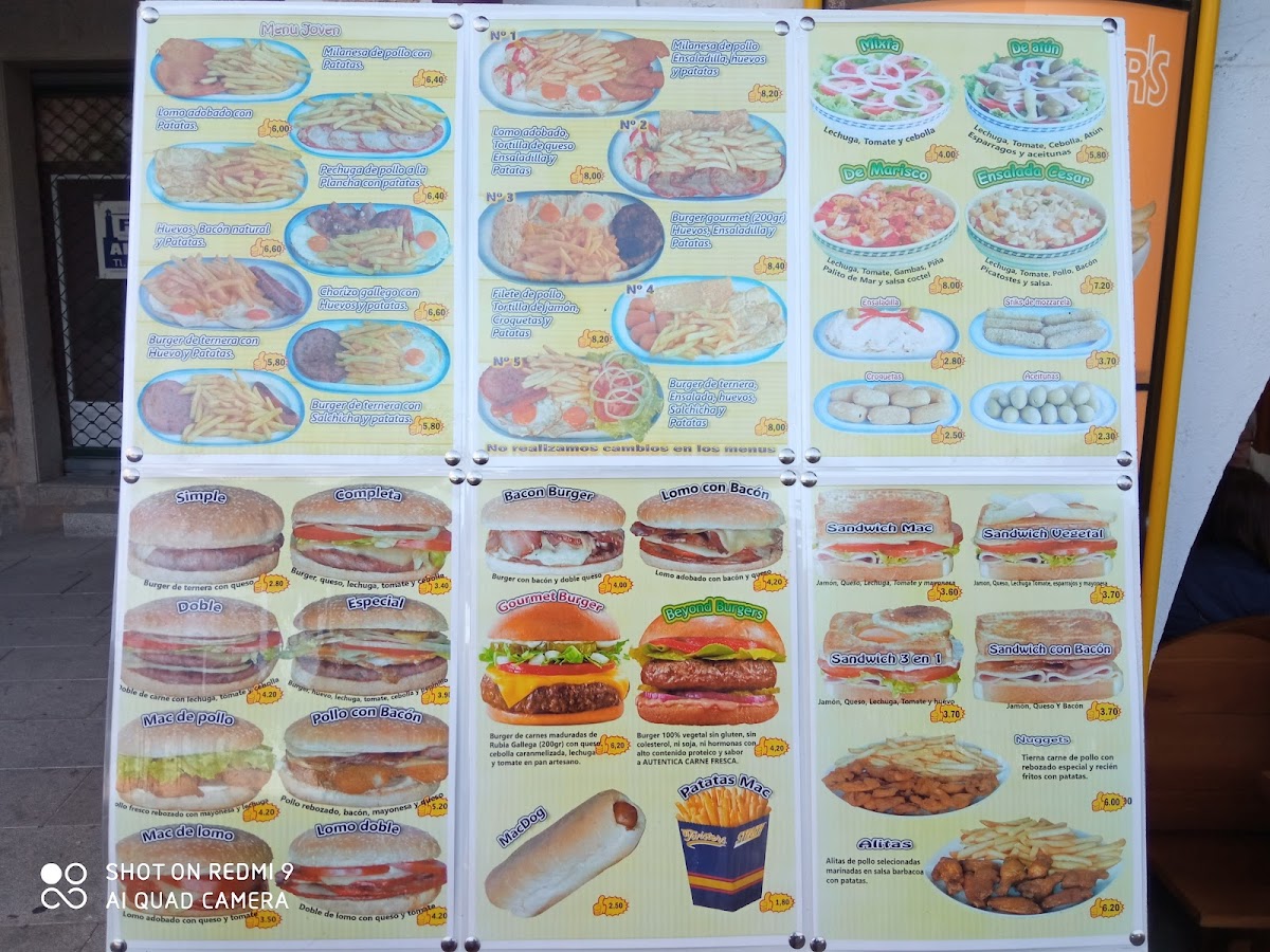 Hamburguesería MacBurger Photo Menu 9