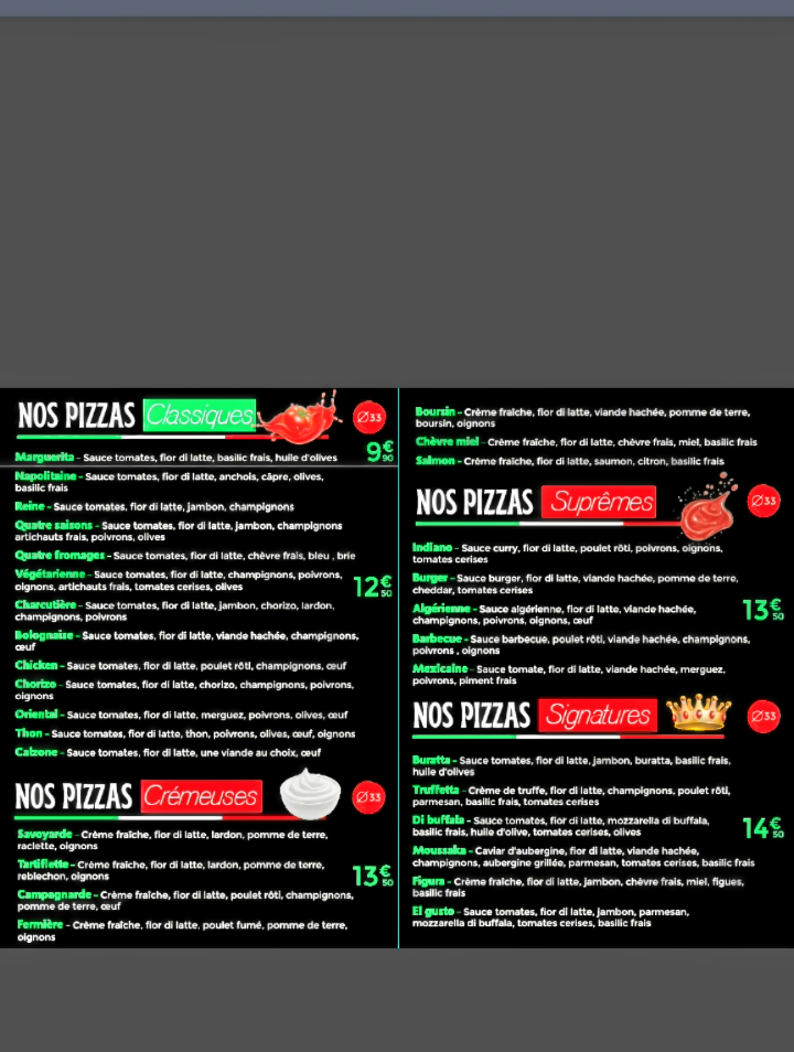 EL GUSTO Photo Menu 1