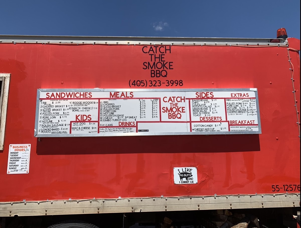 Catch the Smoke BBQ Photo Menu 3