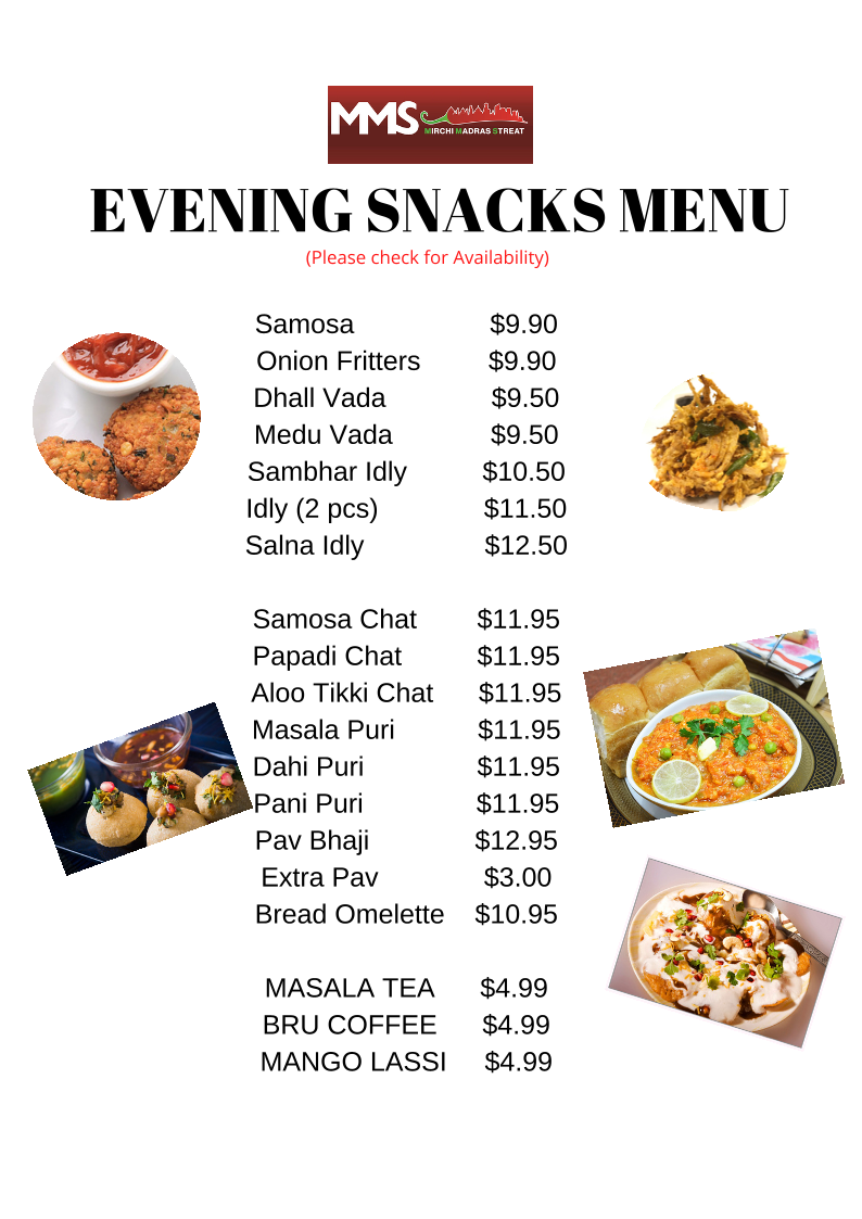 MMS Mirchi Madras Streat Photo Menu 3