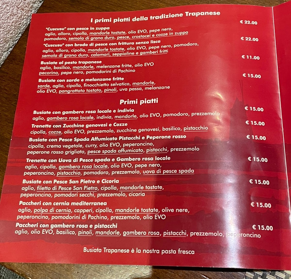 La Bettolaccia Photo Menu 2