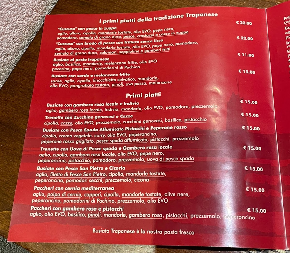 La Bettolaccia Photo Menu 9