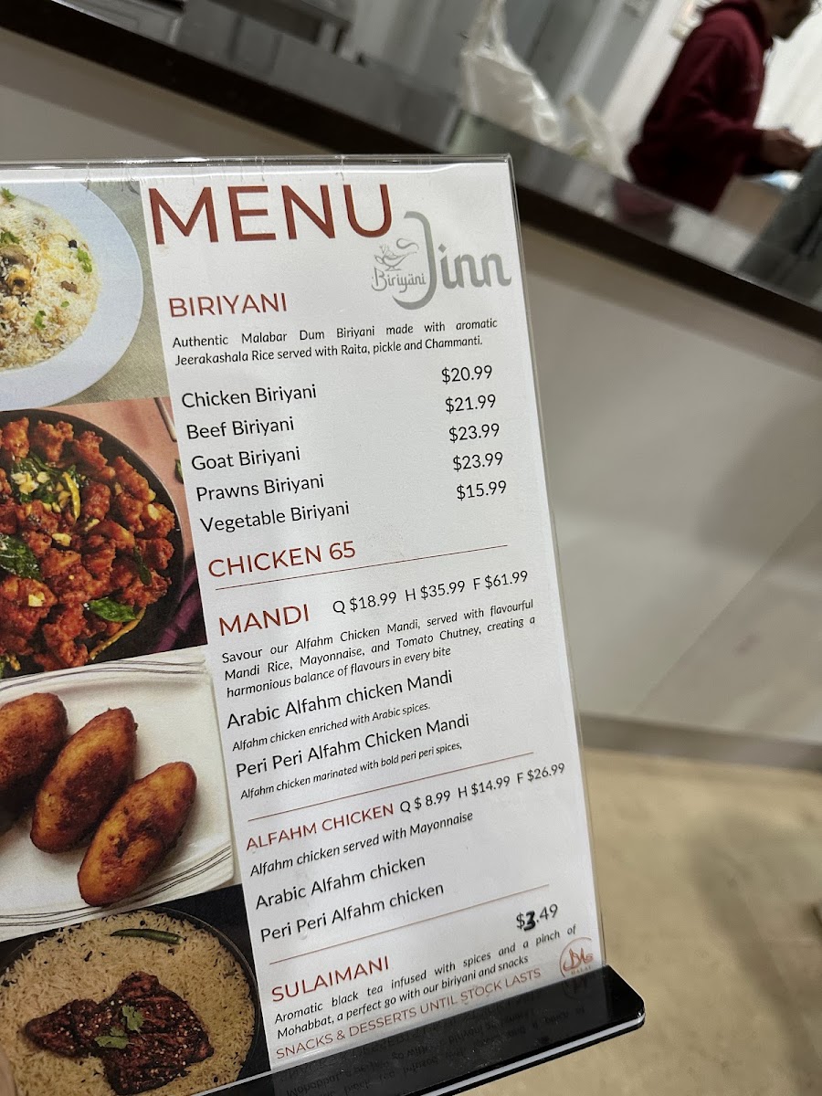 Biriyani Jinn Photo Menu 3