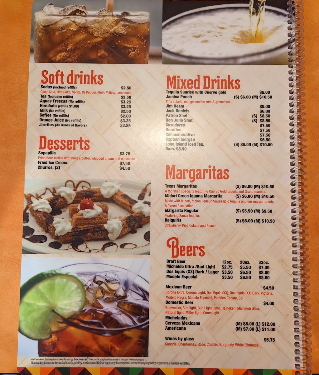 Senor Garcia Mexican Restaurant Photo Menu 2