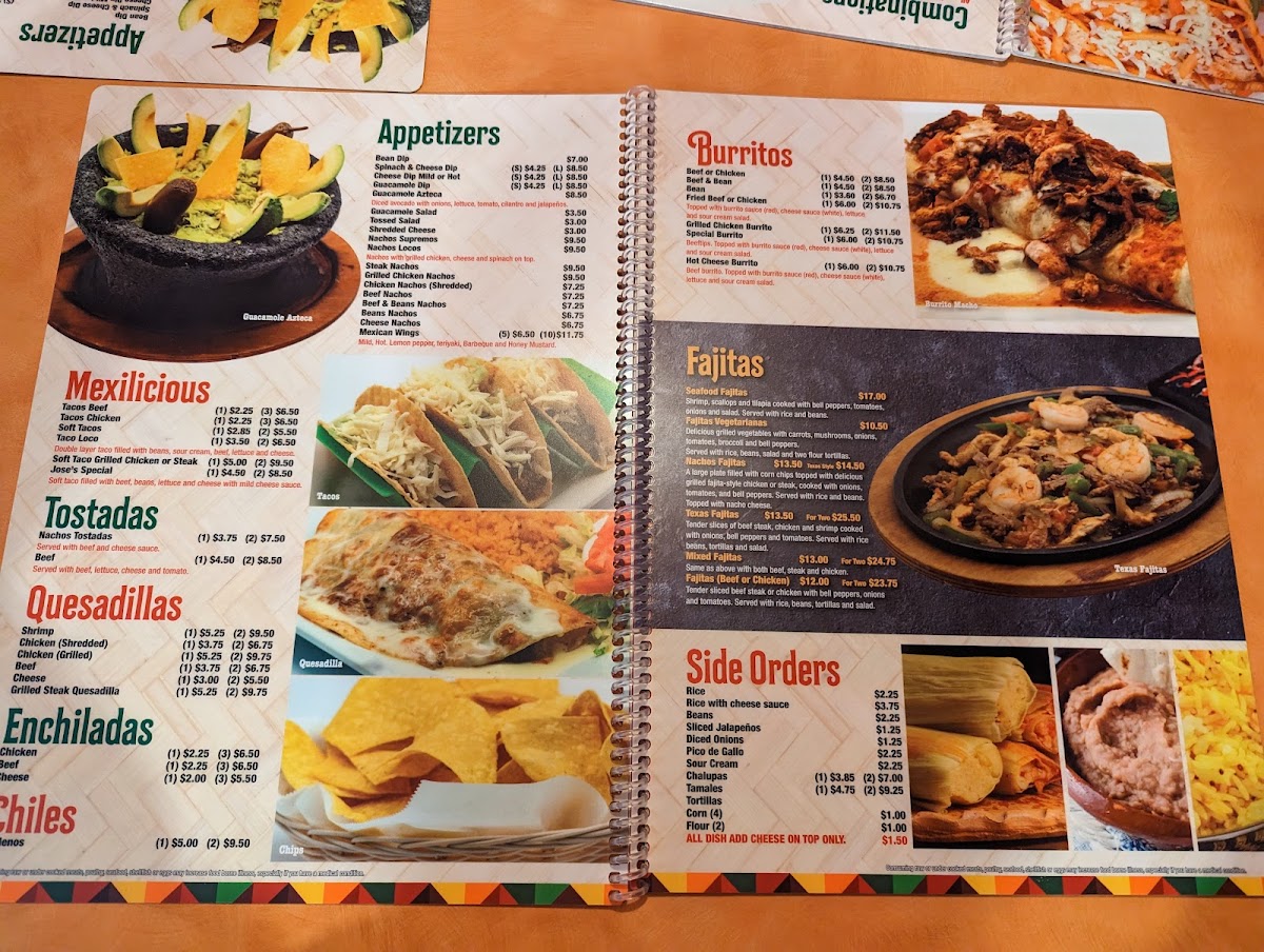 Senor Garcia Mexican Restaurant Photo Menu 4